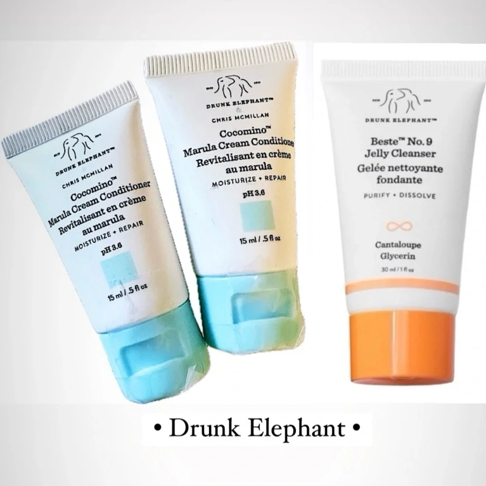 NEW Drunk Elephant Skin & Hair Care Bundle - Picture 1 of 4